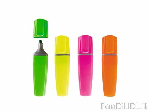 Evidenziatori United Office, prezzo 0,99 &#8364; per Alla confezione 
- Per ...