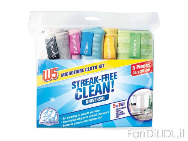 Set panni in microfibra , prezzo 2.69 EUR  
Set panni in microfibra    
-  5 pezzi