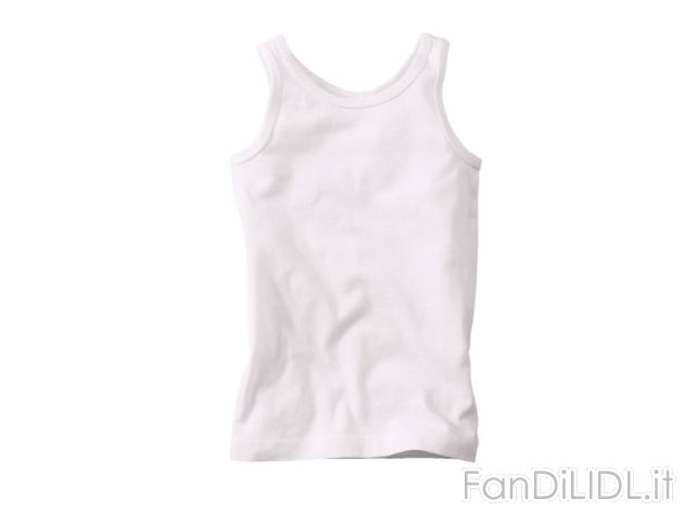 Canotta da bambina Lupilu, prezzo 4,99 &#8364; per Alla confezione 
- Piacevole ...