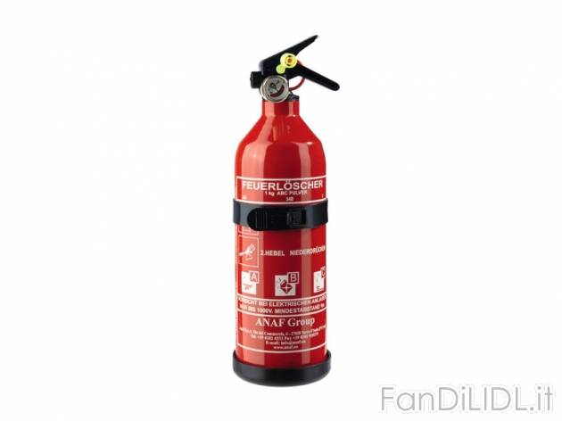 Estintore 1kg , prezzo 9,99 &#8364; per Alla confezione 
- Ad alta capacit&agrave; ...