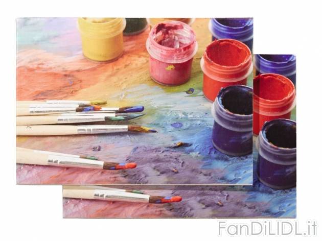 Blocco tela canvas , prezzo 5,99 &#8364; per Alla confezione 
- A scelta fra ...