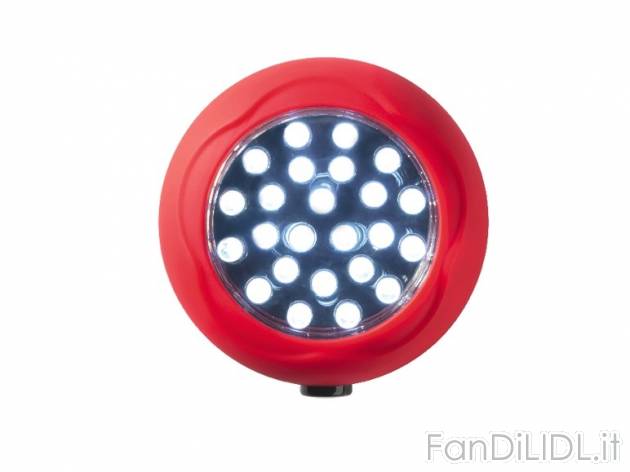 Lampada da lavoro con 24 LED Livarno Lux, prezzo 6,99 &#8364; per Alla confezione ...