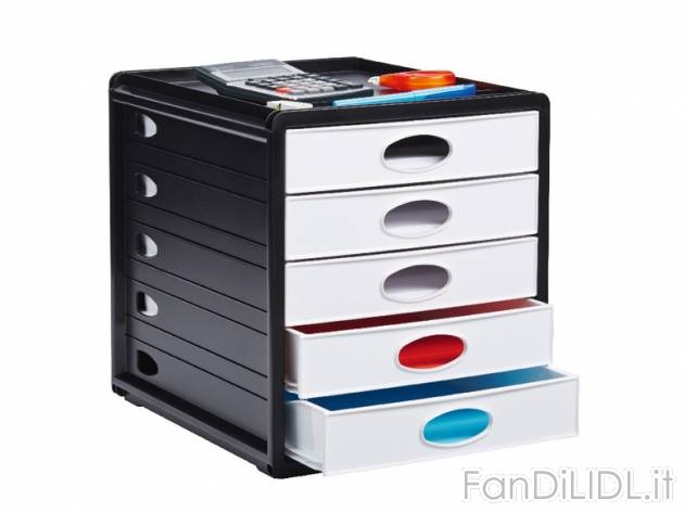 Box per ufficio con 5 cassetti United Office, prezzo 14,99 &#8364; per Alla ...