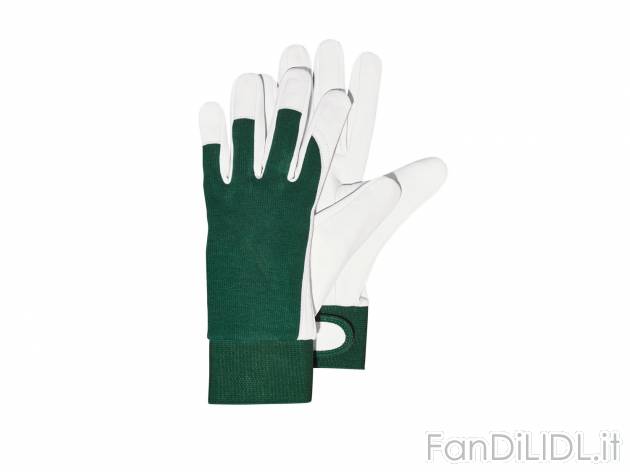 Guanti da giardinaggio , prezzo 4.49 &#8364; 
- Regolabili in larghezza grazie ...