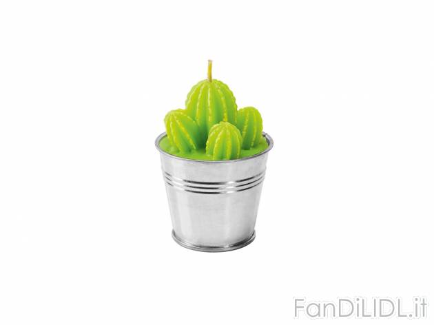 Candela cactus con vasetto , prezzo 1.99 &#8364;  
-  A scelta tra diversi modelli