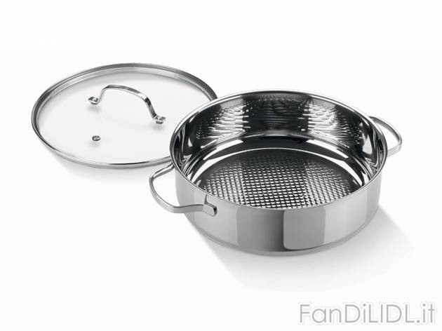 Pentola in acciaio 28 cm Ernesto, prezzo 19,99 &#8364; per Alla confezione 
- ...