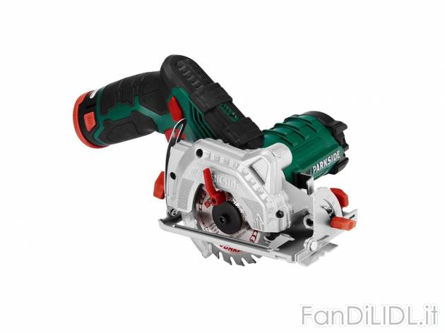 Sega circolare ricaricabile , prezzo 49.99 € 
- Protezione a pendolo con leva ...