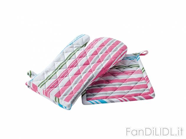 Set presina e guanto da forno Ernesto, prezzo 2,99 &#8364; per Al set 
- Presina ...