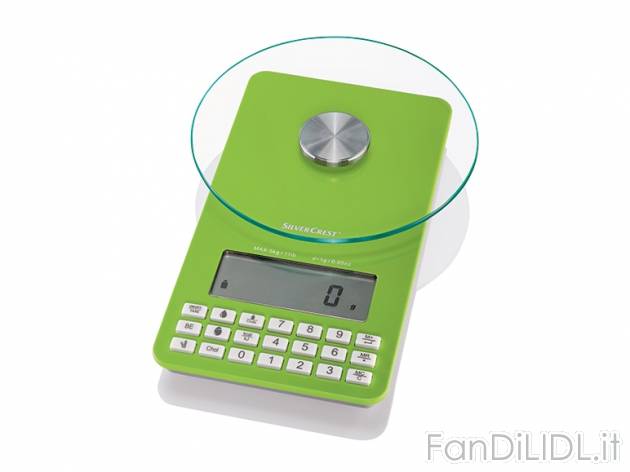 Bilancia da cucina con valori nutrizionali Silvercrest Kitchen Tools, prezzo 9,99 ...