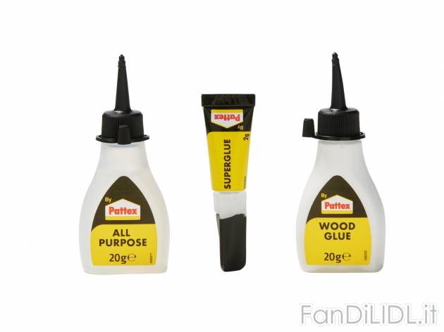 Adesivo a contatto trasparente o classico 125g / set colle, 3 pezzi , prezzo 1.99 ...