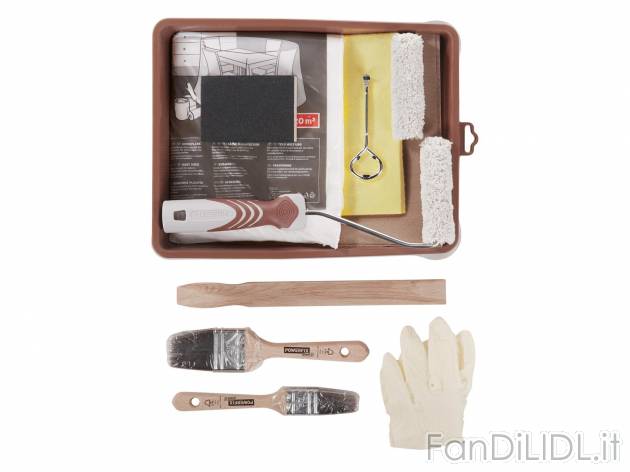 Set per tinteggiare , prezzo 9.99 &#8364; 
- 15 pezzi
- Con nastro adesivo ...