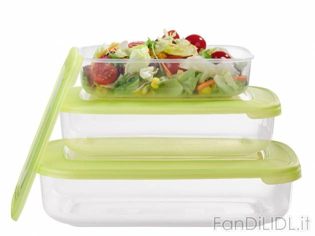 Set contenitori salvafreschezza, 3 pezzi Ernesto, prezzo 2,49 &#8364; per Al ...