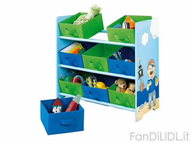 Scaffale portaoggetti per bambini , prezzo 24,99 &#8364; per Alla confezione ...
