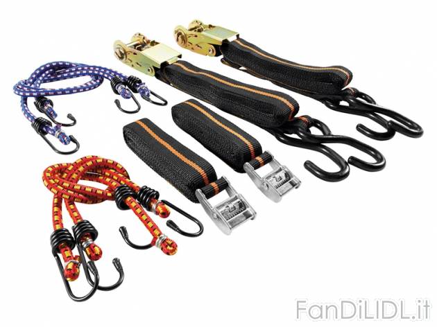 Set cinghie tiranti Powerfix, prezzo 9,99 &#8364; per Alla confezione 
- A ...