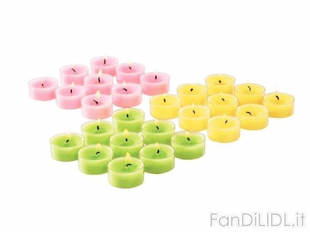 Candela o lumini profumati Melinera, prezzo 1,79 &#8364; per Alla confezione ...