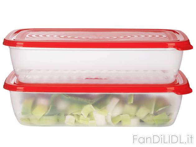Set contenitori salvafreschezza , prezzo 2.99 &#8364; 
- Con fondo ondulato
- ...