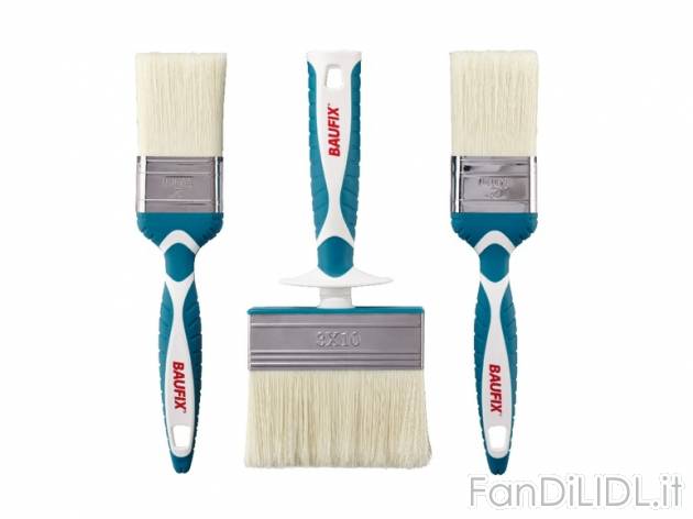 Set pennelli, 3 o 5 pezzi , prezzo 3,99 &#8364; per Al set 
- Per vernici, ...
