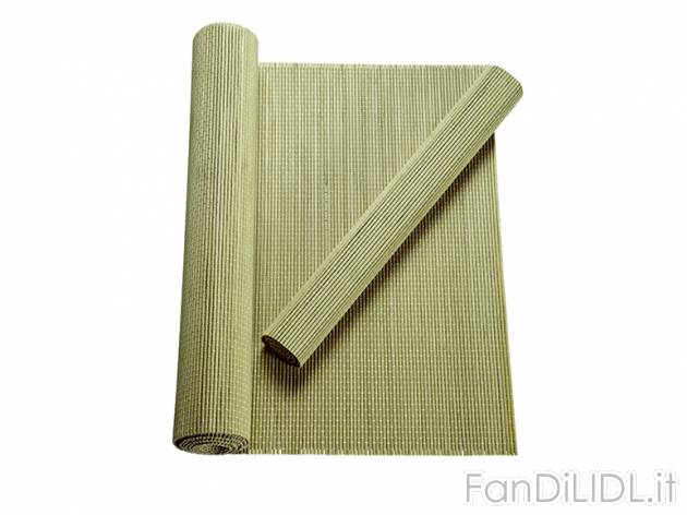 Set tovagliette o runner Meradiso, prezzo 4,99 &#8364; per Al set 
- In bamb&ugrave; ...