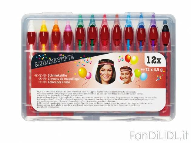 Colori per il viso , prezzo 2,49 &#8364; per Alla confezione 
- Lavabili 
- ...
