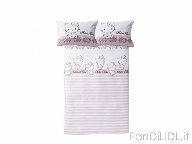 Parure copripiumino per neonati &quot;Winnie Pooh, Minnie Mouse, Hello Kitty&quot; ...