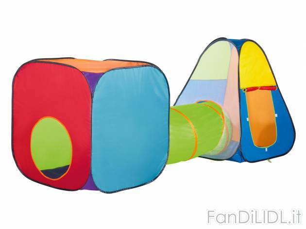 Tenda giocattolo con tunnel , prezzo 14.99 &#8364; 
- Funzione pop-up
- 3 ...