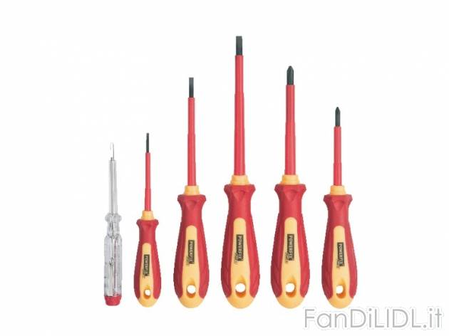 Set cacciaviti Powerfix, prezzo 7,99 &#8364; per Al set 
- In pregiato acciaio ...