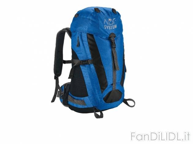 Zaino da trekking Crivit, prezzo 14,99 &#8364; per Alla confezione 
- Sistema ...