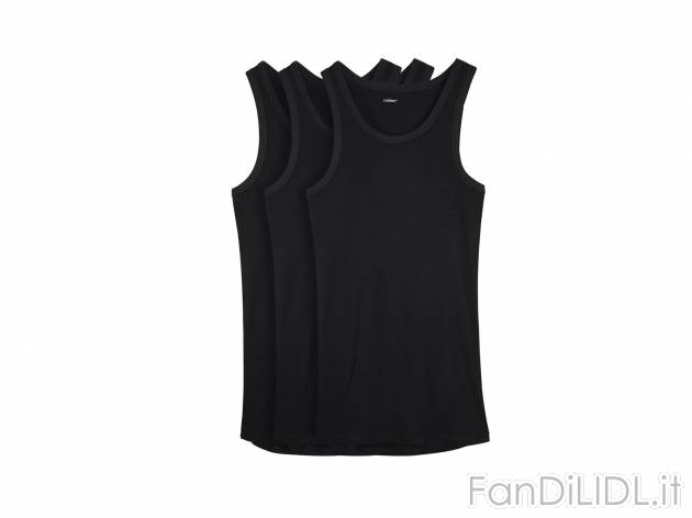 Canotta da uomo, 3 pezzi , prezzo 7.99 &#8364;  
-  In puro cotone