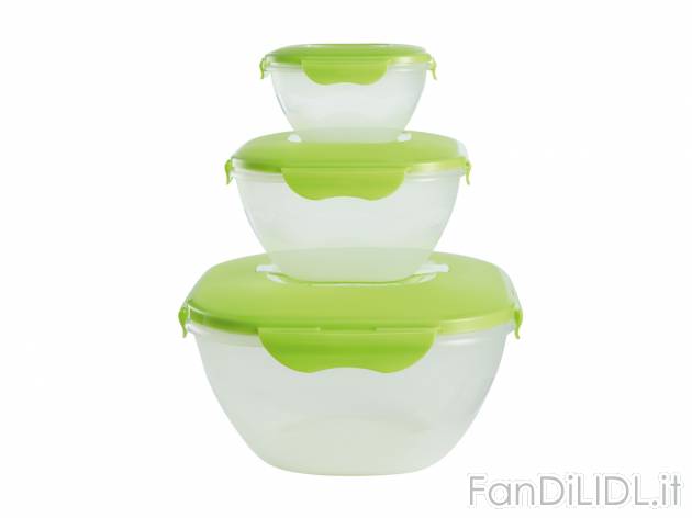 Set ciotole salvafreschezza , prezzo 7.99 &#8364; 
- Coperchio ermetico
- ...