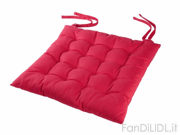 Cuscino per sedia 40x40 cm , prezzo 4.99 &#8364;  
-  Con trapuntatura a 16 punti