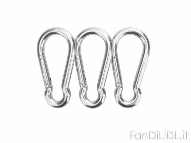 Set moschettoni o grilli a vite , prezzo 3.99 &#8364; 
- In acciaio inossidabileA ...