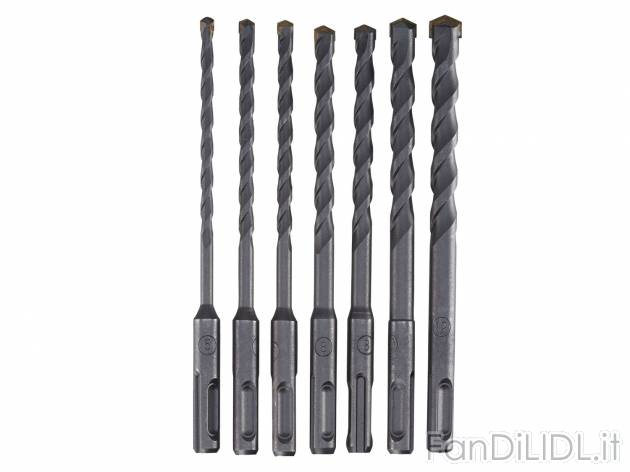 Set punte da trapano, 7 pezzi , prezzo 4.99 &#8364; 
- &#216;: 5-6-8-10-12 ...