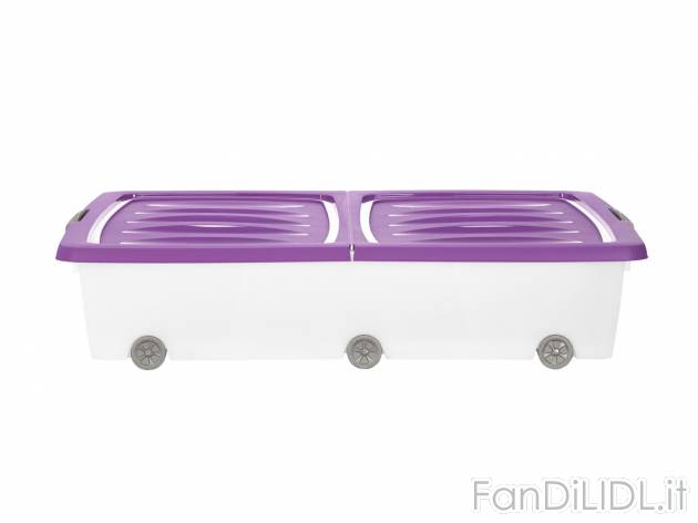 Contenitore sottoletto con rotelle, 52 L , prezzo 11.99 &#8364; 
- Coperchio ...