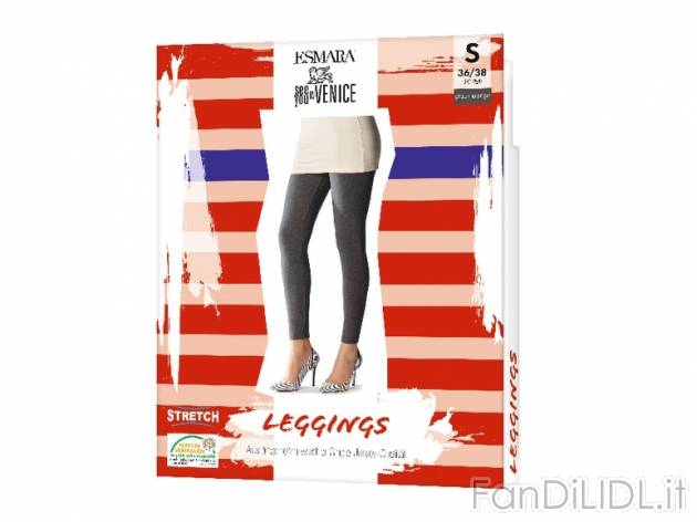 Leggings da donna Esmara, prezzo 3,99 &#8364; per Alla confezione 
- In morbido ...