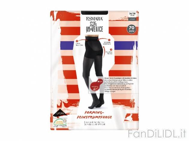 Collant modellanti 70 DEN Esmara, prezzo 3,99 &#8364; per Alla confezione 
- ...