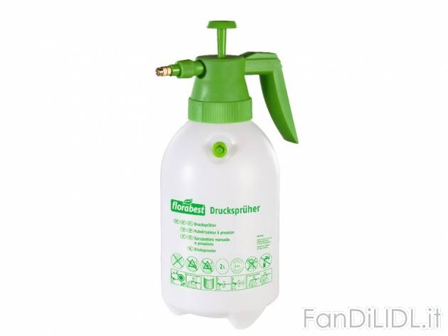 Spruzzatore manuale a pressione 2 l Florabest, prezzo 3,99 &#8364; per Alla ...