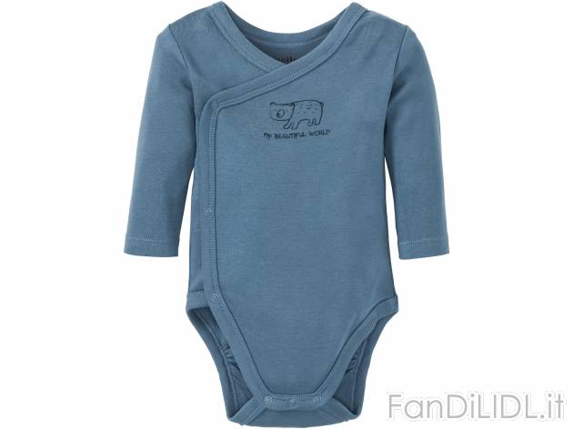 Body a manica lunga da neonato, 2 pezzi , prezzo 5.99 &#8364;  
-  In puro cotone