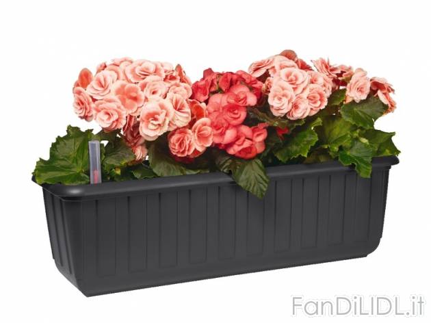 Vaso per fiori con sistema d&#039;irrigazione controllata, 60 cm Florabest, ...