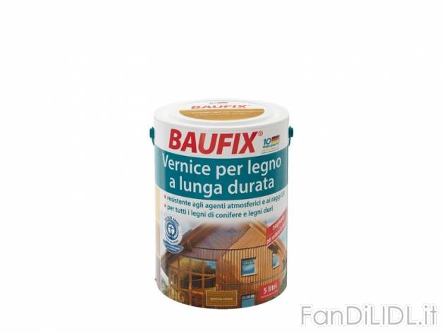 Vernice per legno 5 l color quercia chiara , prezzo 11,99 &#8364; per Alla confezione ...