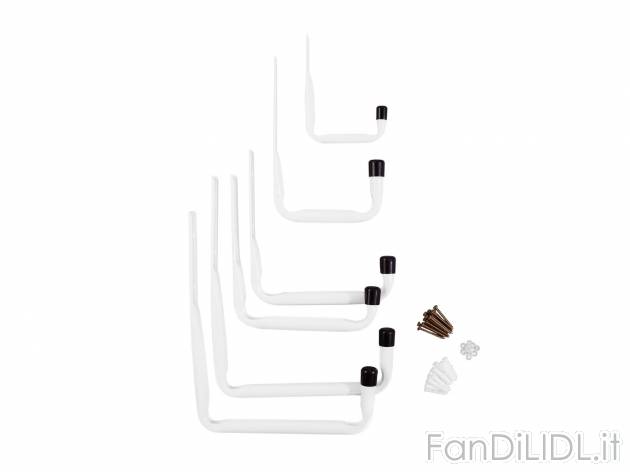 Set ganci multiuso , prezzo 4.99 &#8364; 
- 6 pezzi
- Max. portata 5 kg ciascunoIn ...