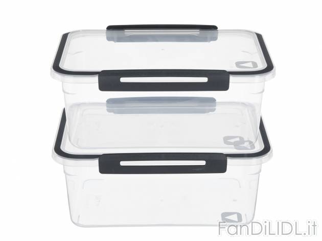 Set contenitori salvafreschezza con chiusura ermetica , prezzo 4.99 &#8364; ...