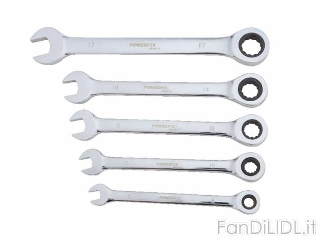 Set chiavi a cricchetto Powerfix, prezzo 12,99 &#8364; per Alla confezione 
- ...