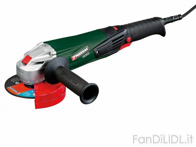Smerigliatrice angolare Parkside, prezzo 29,99 &#8364; per Alla confezione 
- ...