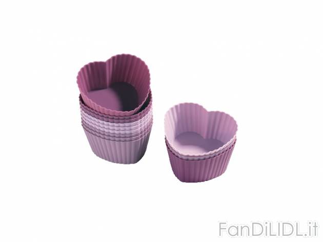 Stampini per muffin in silicone, 12 o 6 pezzi Ernesto, prezzo 3,99 &#8364; per ...