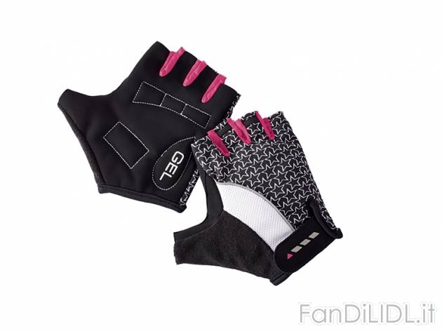 Guanti da ciclista Crivit, prezzo 3,99 &#8364; per Alla confezione 
- Con elementi ...