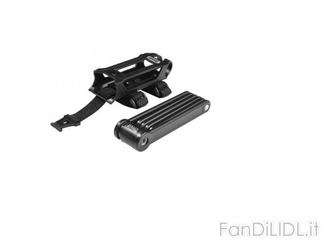 Lucchetto pieghevole per bici Crivit, prezzo 17,99 &#8364; per Alla confezione ...