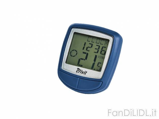 Ciclocomputer Crivit, prezzo 4,99 &#8364; per Alla confezione 
- Numerose funzioni: ...