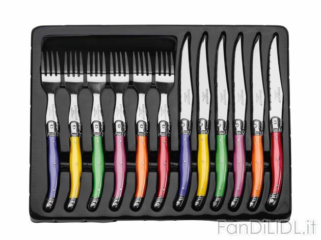 Set posate, 12 pezzi , prezzo 12.99 &#8364; 
- Corpo in acciaio inossidabile
- ...