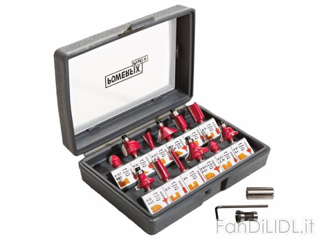 Set frese Powerfix, prezzo 14,99 &#8364; per Al set 
- Adatto per tutte le ...