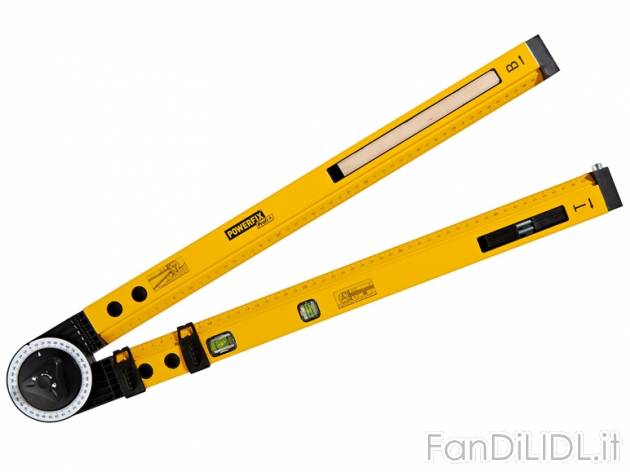 Goniometro con livella professionale Powerfix, prezzo 9,99 &#8364; per Alla ...